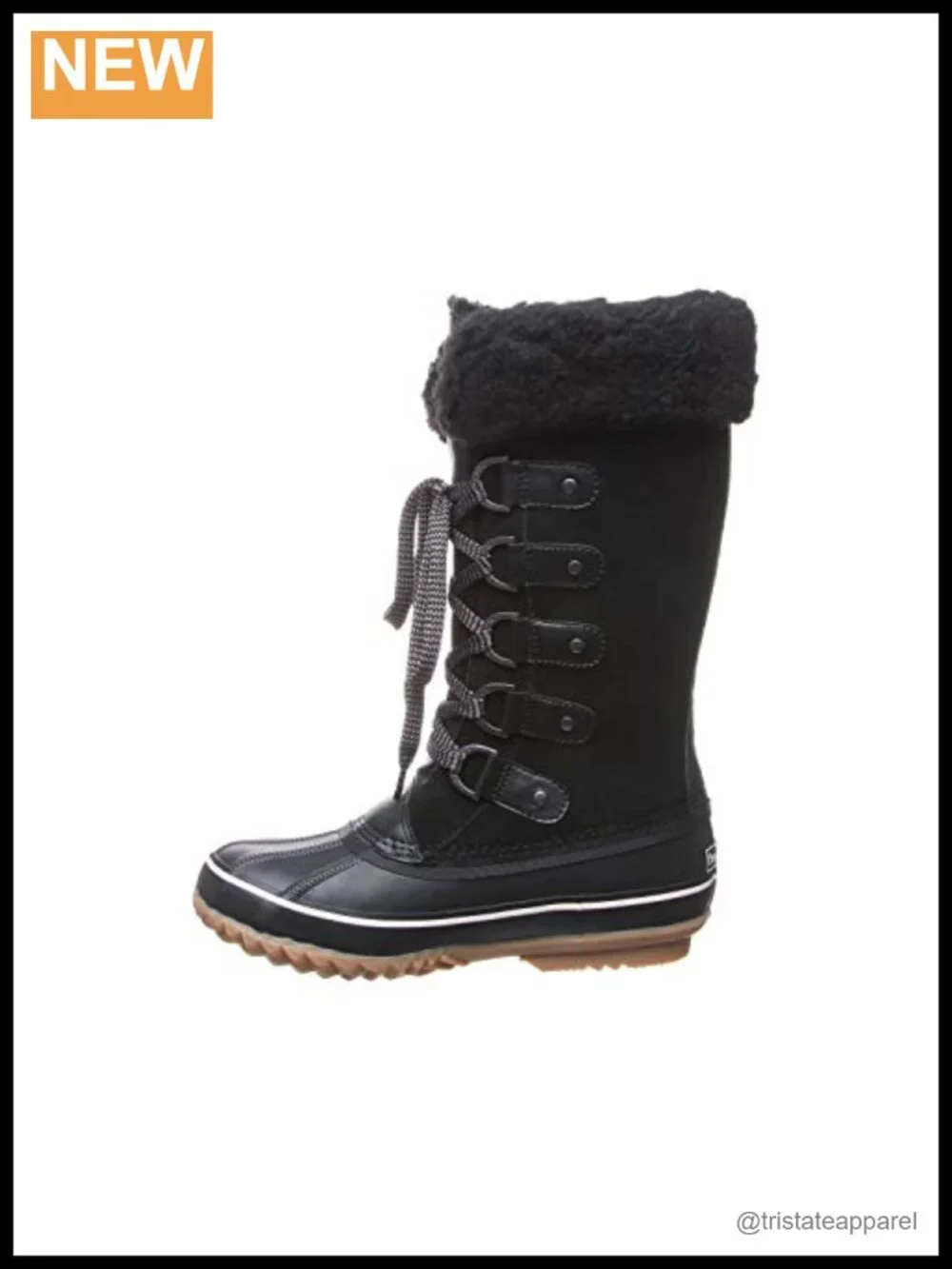 Bearpaw Women's Denali Snow Boots, Waterproof Suede Leather, 200g Insulation,